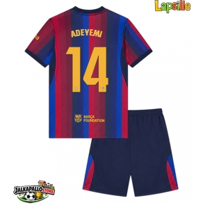 Barcelona Karim Adeyemi #14 Kotipaita Lapsille 2026-27 Lyhythihainen (+ shortsit)